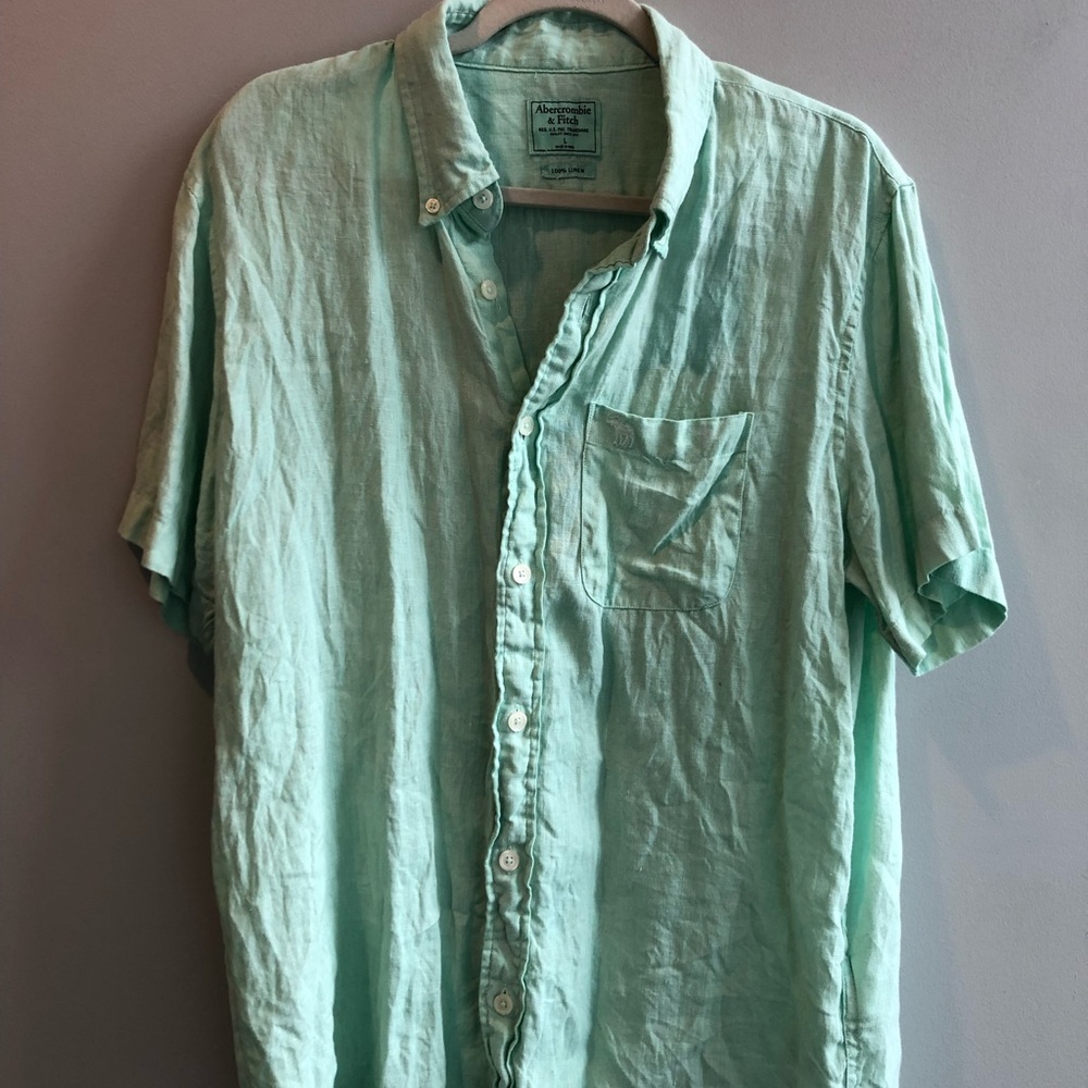 Teal Button Down Shirt